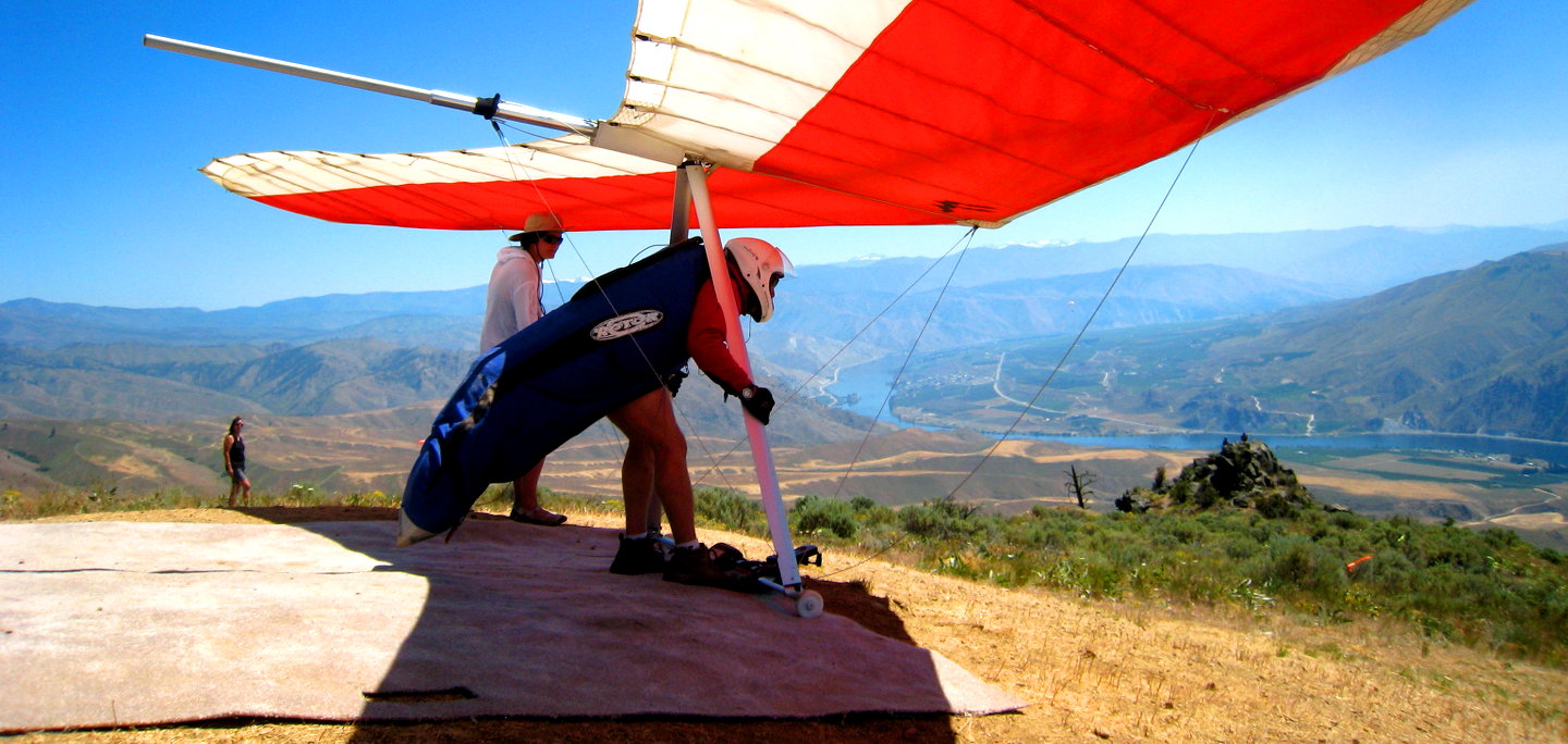 Hang Glider Launching